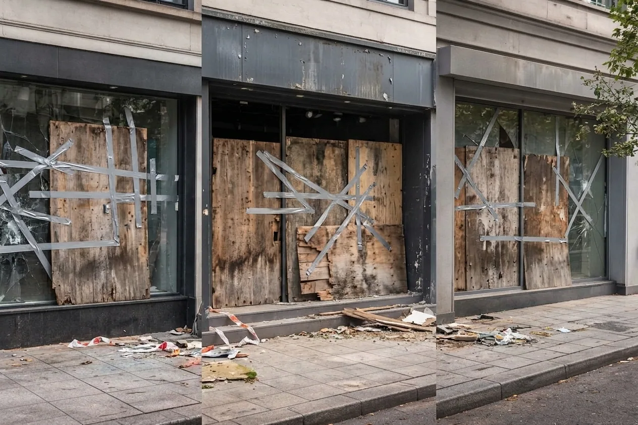 Vitrier / vitrerie à Levallois-Perret — avant (chantier 3)